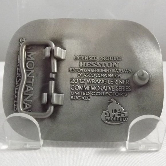 National Finals Rodeo 2012 Hesston Wrangler Commemorative Belt Buckle - Picture 4 of 8